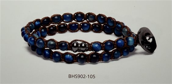Bracciale Tamashii Essenza in Argento Occhio di tigre BHS902-105 - BHS902-105